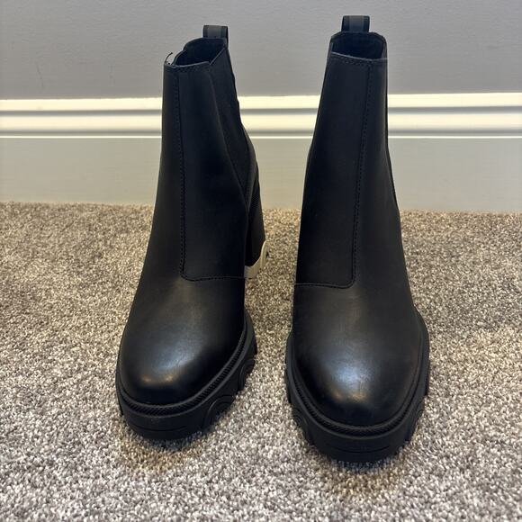 NEW Sorel Womens Brex Heel Lug Sole Chelsea Boots, Size 10.5 - Picture 4 of 9